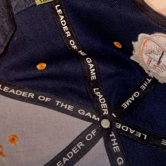 Houston Texas Hat Snapnack Cap Astros Themed Blue and Orange - Picture 3 of 3